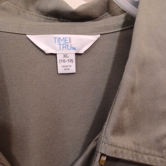 Shirt Dress With Removable Belt Button Up Front Utility DressX-Large - Picture 4 of 4